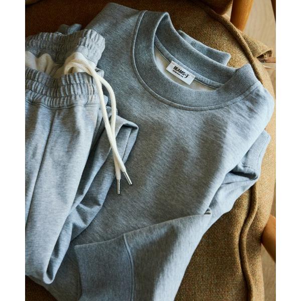トレーナー スウェット BEAMS F PREMIUM SWEAT コットンカシミヤ クルーネック スウェット メンズ