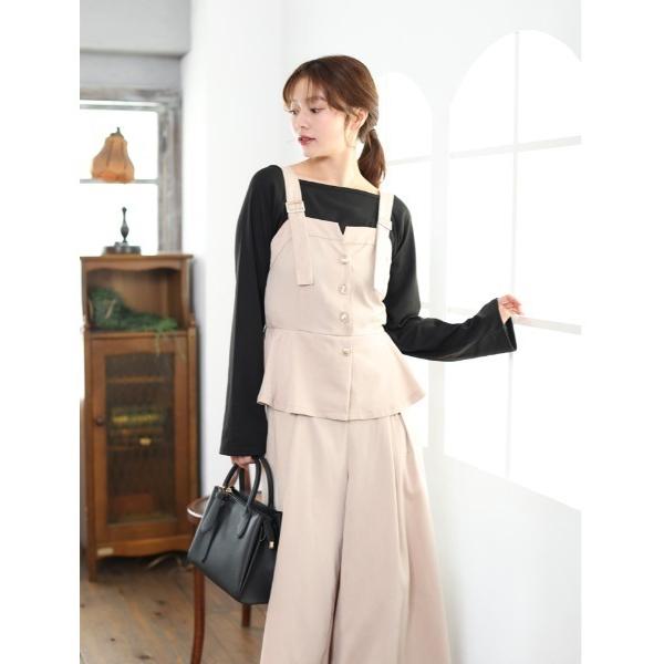 ZOZO問い合わせ番号:98433660ショップ:fifth，フィフスブランド:fifth，フィフス商品名:ペプラムビスチェ風オールインワンカテゴリ:オールインワン・サロペット>つなぎ/オールインワンブランド品番:ES25F0115素...