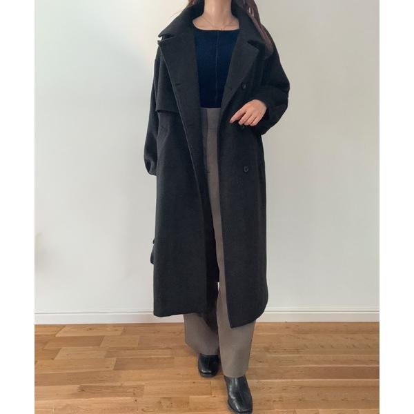 『タイムセール実施中』ZOZO問い合わせ番号:98433809ショップ:JUNOAH，ジュノアブランド:LAUIR，ラウアー商品名:バルーン袖スタンドカラーロングコートカテゴリ:ジャケット/アウター>ステンカラーコートブランド品番:f...