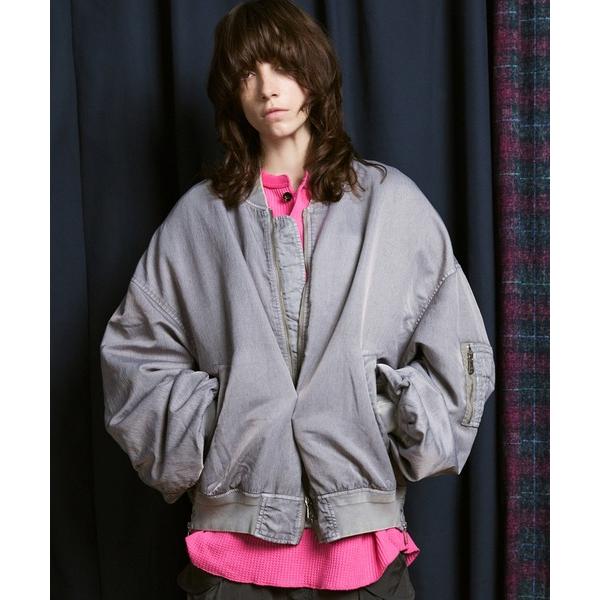 ma1 ma-1 「UNISEX」Prime-Over Vintage Like Nylon MA-1 Bomber Jacket/プライムオーバーヴィンテージライクナイロンMA-1ボンバージャケット「MAISON SPE…