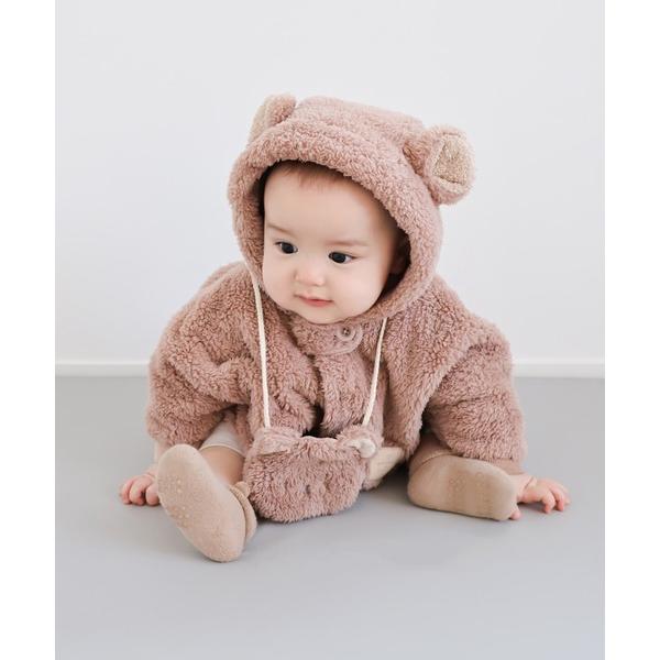 mocmof モクモフ ぬいぐるみ ケープ | ベビー服 子供服 暖かい ふわふわ ファッション ベビー 男の子 女の子 ギフト