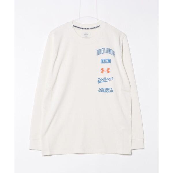 tシャツ アンダーアーマー  UAヘビーウエイト グラフィック ロングスリーブ Tシャツ メンズ