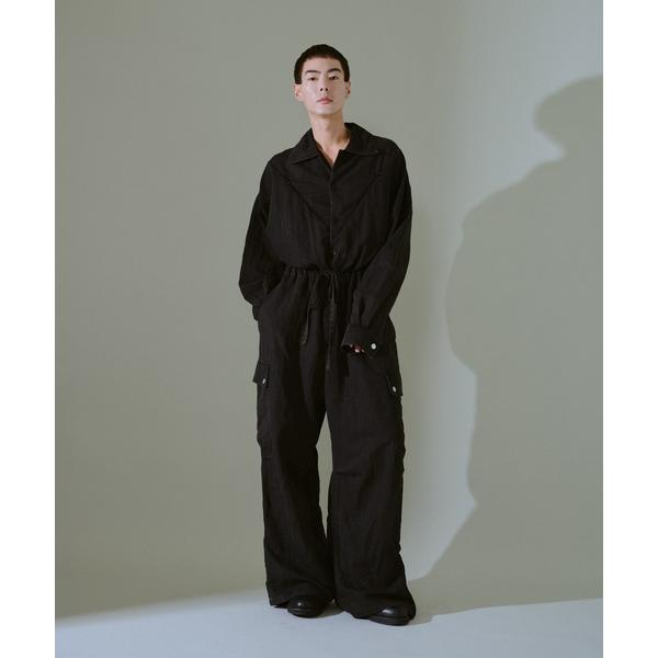 ZOZO問い合わせ番号:98435149ショップ:BROKEN BASE，ブロークンベースブランド:Camphor wood，カンファーウッド商品名:snow-wash faded rayon nylon l/s jump suit / ケ...
