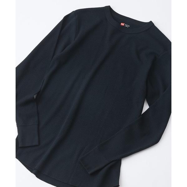 tシャツ 「HANES/ヘインズ」BEEFY サーマル クルーネック ロングスリーブ Tシャツ HM4-Q501 メンズ レディース