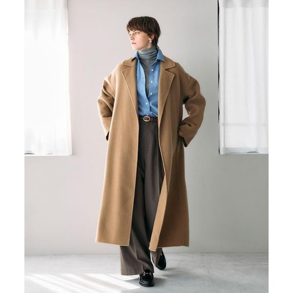 ZOZO問い合わせ番号:98469042ショップ:N.O.R.C，ノークブランド:N.O.R.C，ノーク商品名:ウールメルトンロングリバーコートカテゴリ:ジャケット/アウター>その他アウターブランド品番:6854900素材:[チャコー...