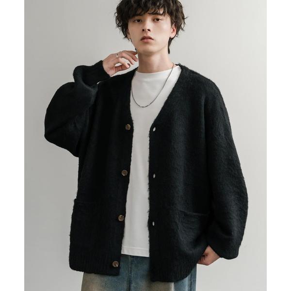 『タイムセール実施中』ZOZO問い合わせ番号:98469174ショップ:Rocky Monroe，ロッキーモンローブランド:Rocky Monroe，ロッキーモンロー商品名:オーバーサイズシャギーニットカーディガンカテゴリ:トップス>...