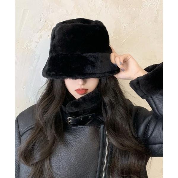 『タイムセール実施中』ZOZO問い合わせ番号:98471195ショップ:Ada.，エイダブランド:shoppinggo，ショッピングゴー商品名:バケットハット ファー 帽子 レディース おしゃれ 秋冬 ふわふわカテゴリ:帽子>ハットブ...