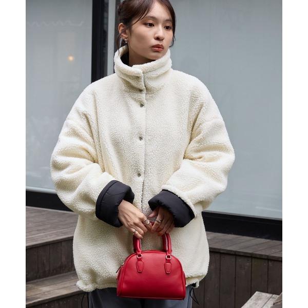 『タイムセール実施中』ZOZO問い合わせ番号:98481879ショップ:MONO-MART，モノマートブランド:MONO-MART，モノマート商品名:2WAY リバーシブル ボア×キルティング中綿ジャケットカテゴリ:ジャケット/アウター&g...