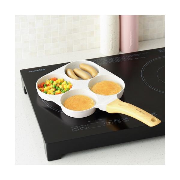 ZOZO問い合わせ番号:98502359ショップ:Francfranc，フランフランブランド:Francfranc，フランフラン商品名:IH・直火 四つ仕切りフライパン アイボリーカテゴリ:食器/キッチン>キッチンツールブランド品番:...