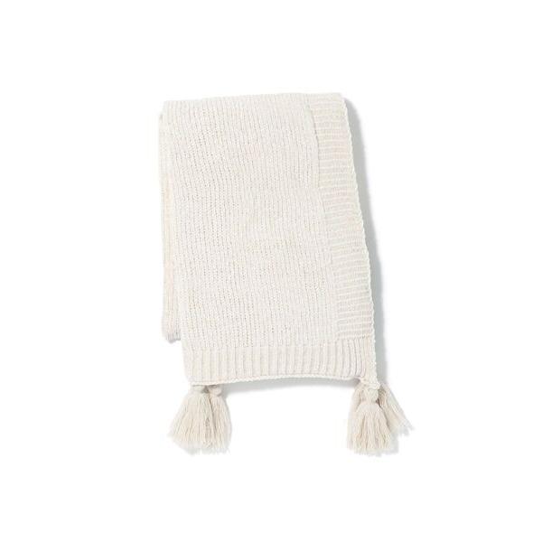 『セール実施中』ZOZO問い合わせ番号:98502388ショップ:Francfranc，フランフランブランド:Francfranc，フランフラン商品名:シャーリー スロー（ひざ掛け） 1500×800 アイボリーカテゴリ:インテリア>...