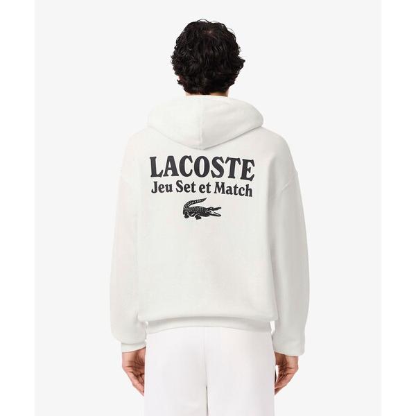 パーカー Jeu Set et Match バックプリント ルーズシルエット スウェットフーディー / プルオーバーパーカー メンズ レディース