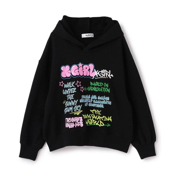 『セール実施中』ZOZO問い合わせ番号:98502776ショップ:X-girl Stages，エックスガール ステージスブランド:X-girl Stages，エックスガールステージス商品名:【人気商品再入荷】【直営店で取り扱い無し】落書きグ...