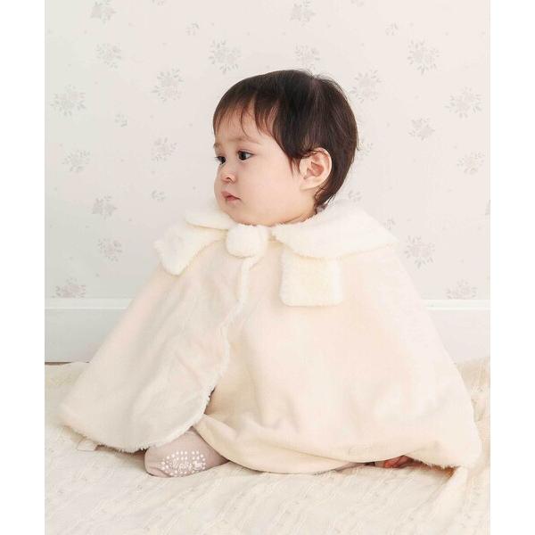 ※このアイテムは返品・交換対象外商品です。ZOZO問い合わせ番号:98502982ショップ:BEBE ONLINE STORE，ベベ オンラインストアブランド:SLAP SLIP BABY，スラップスリップベビー商品名:ファーリボン襟スウェ...