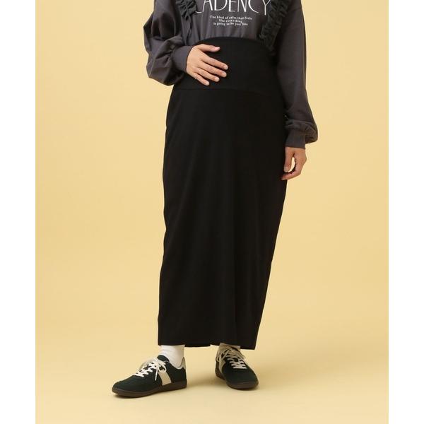 『セール実施中』ZOZO問い合わせ番号:98503152ショップ:LEPSIM，レプシィムブランド:LEPSIM，レプシィム商品名:【産前・産後対応】マタニティ／リブナロースカート　582139カテゴリ:ママ＆ベビー>マタニティウェア...