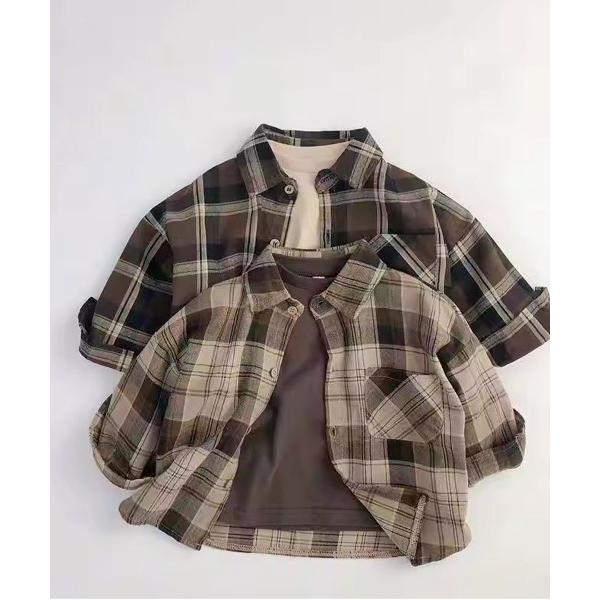 『タイムセール実施中』ZOZO問い合わせ番号:98503856ショップ:RiNc，リンクブランド:Bambin，ボンバン商品名:【 Bambin / ボンバン 】 チェック柄 長袖 シャツカテゴリ:トップス>シャツ/ブラウスブランド品...