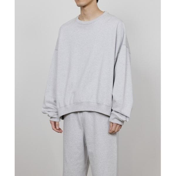 トレーナー スウェット HUGE SWEAT SHORT メンズ