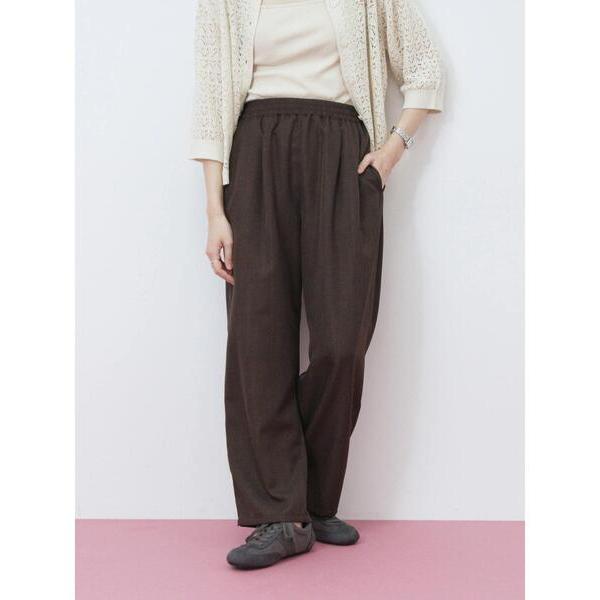 『セール実施中』ZOZO問い合わせ番号:98538757ショップ:Samansa Mos2，サマンサ モスモスブランド:Samansa Mos2 blue，サマンサモスモスブルー商品名:タックイージーパンツカテゴリ:パンツ>その他パン...