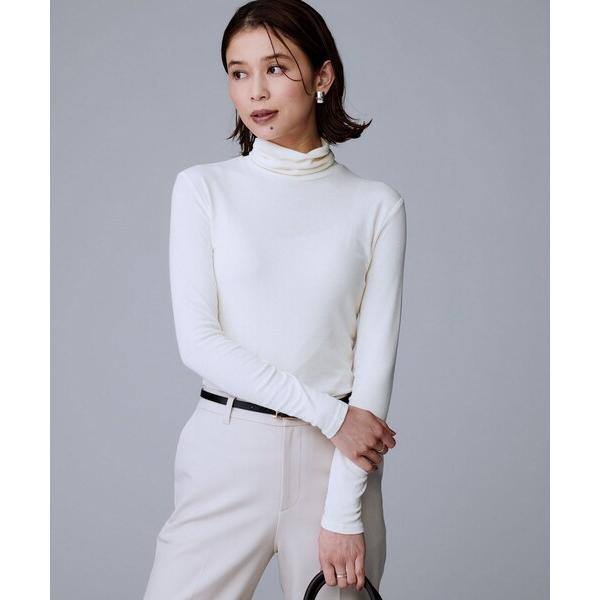 tシャツ 「吸湿発熱/洗える」ハイネックインナー レディース