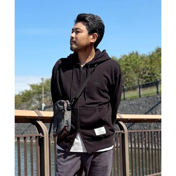 ベスト ジレ DISCUS(ディスカス）×GrandPARK（グランドパーク）別注USAコットンジップフーディ メンズ レディース