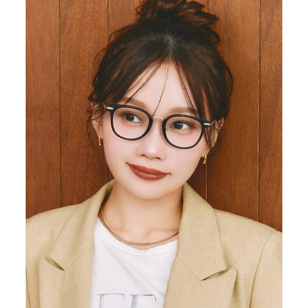 ZOZO問い合わせ番号:98540089ショップ:Zoff，ゾフブランド:Zoff，ゾフ商品名:【水越みさと さんコラボ】Zoff｜Misato Mizukoshi ウェリントン型 メガネ｜中顔面短縮みえ 伊達メガネ 度付き（レンズ交換券付...