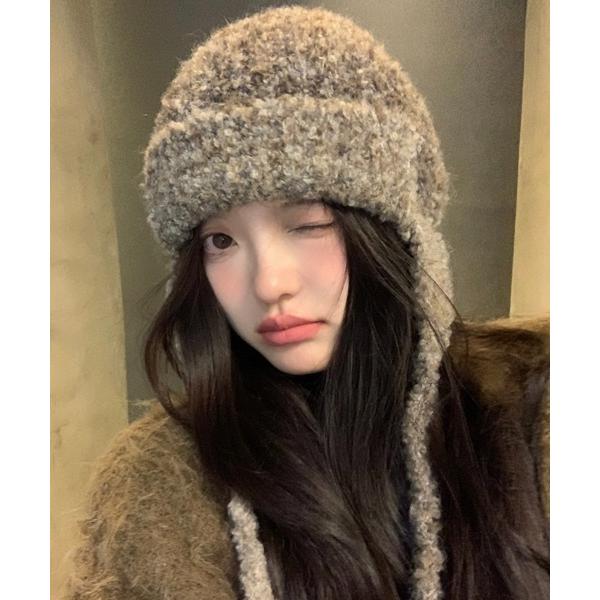 『タイムセール実施中』ZOZO問い合わせ番号:98540691ショップ:BURNER，バーナーブランド:Burner，バーナー商品名:【OKUOKU　0909】耳あて付き　ニット帽 oku-bosi-4-19カテゴリ:帽子>ニットキャ...