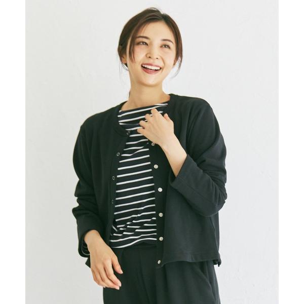 ZOZO問い合わせ番号:98540822ショップ:ever closet，エバークローゼットブランド:ever closet，エバークローゼット商品名:【Ladies】裏起毛スナップカーディガンカテゴリ:トップス>カーディガン/ボレロ...