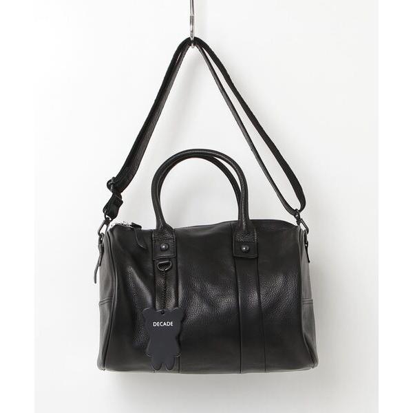 ZOZO問い合わせ番号:98541251ショップ:DECADE，ディケイドブランド:DECADE，ディケイド商品名:オイルドカウレザー・ボストンショルダーDECADE(DCD-01516) Oiled Cow Leather Boston ...