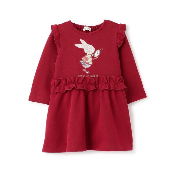 『セール実施中』ZOZO問い合わせ番号:98573885ショップ:sense of wonder，センスオブワンダーブランド:sense of wonder，センスオブワンダー商品名:リバティウサギ時計ワンピースカテゴリ:ワンピース/ドレス...