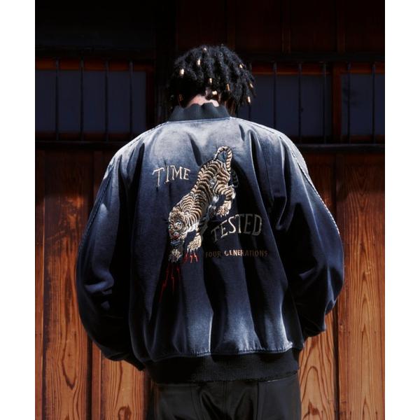 スカジャン Schott/ショット/EMB. TIGER GRUNGE | JChere Yahoo