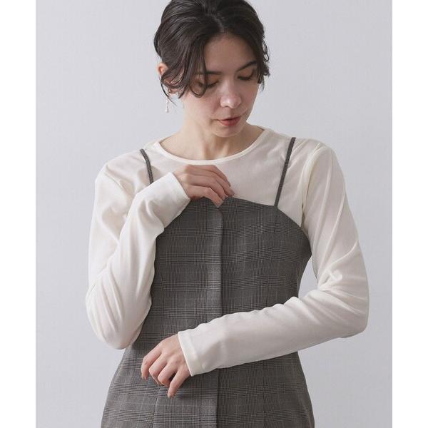 tシャツ フロッキーチュールトップス「洗濯機OK」 レディース