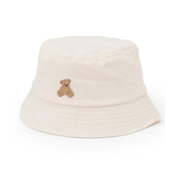 『セール実施中』※このアイテムは返品・交換対象外商品です。ZOZO問い合わせ番号:98579360ショップ:petit main，プティマインブランド:petit main，プティマイン商品名:くま刺しゅうバケットハットカテゴリ:ママ＆ベビ...