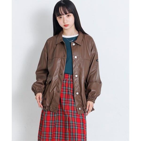 『セール実施中』ZOZO問い合わせ番号:98579629ショップ:F.O.Online Store，エフオーオンラインストアブランド:algy，アルジー商品名:フェイクレザージャケットカテゴリ:ジャケット/アウター>テーラードジャケッ...