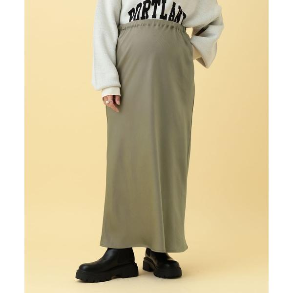 ZOZO問い合わせ番号:98579708ショップ:LEPSIM，レプシィムブランド:LEPSIM，レプシィム商品名:【産前・産後対応】マタニティ／サテンフレアスカート　578211カテゴリ:ママ＆ベビー>マタニティウェア/グッズブラン...