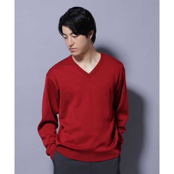 『タイムセール実施中』ZOZO問い合わせ番号:98641394ショップ:NANO universe，ナノユニバースブランド:NANO universe，ナノユニバース商品名:タスマニアウールミックス　ミラノリブリラックスＶネックニットカテゴ...