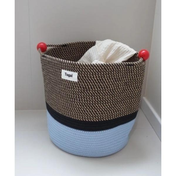 ZOZO問い合わせ番号:98641837ショップ:MANGROVE，マングローブブランド:Made in I，メイドインアイ，MANGROVE，マングローブ商品名:Togi logo 収納かごバスケットカテゴリ:インテリア>収納グッズ...