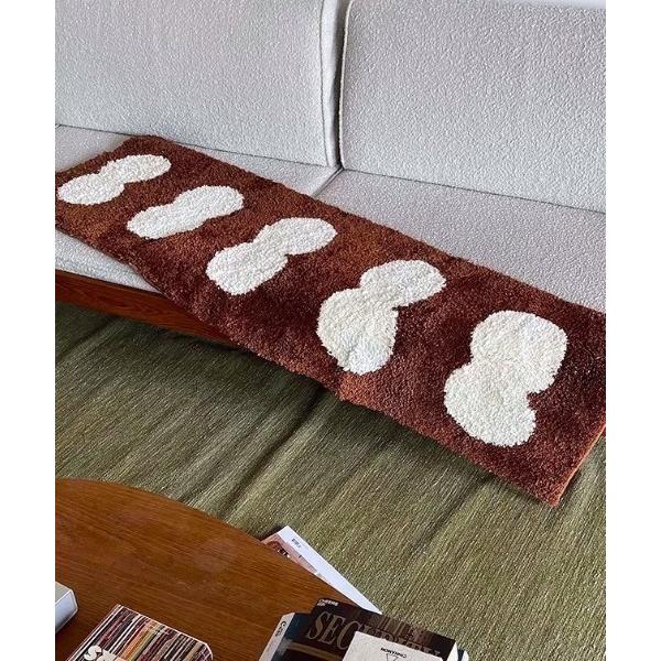 ZOZO問い合わせ番号:98641840ショップ:MANGROVE，マングローブブランド:Made in I，メイドインアイ，MANGROVE，マングローブ商品名:Modern twindot bedside rug matカテゴリ:インテ...