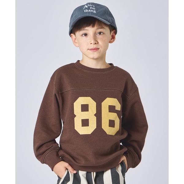 『セール実施中』ZOZO問い合わせ番号:98642049ショップ:pairmanon，ペアマノンブランド:pairmanon，ペアマノン，coucou manon，ククゥ マノン商品名:【ぬくふわ】裏起毛 配色ステッチ ナンバリングスウェッ...