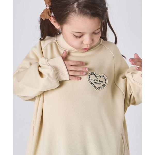 『タイムセール実施中』ZOZO問い合わせ番号:98642060ショップ:pairmanon，ペアマノンブランド:pairmanon，ペアマノン，coucou manon，ククゥ マノン商品名:【まいにちスウェット】ガールズ  裏毛 刺繍ハー...