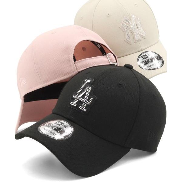 ZOZO問い合わせ番号:98642308ショップ:ONSPOTZ，オンスポッツブランド:NEW ERA，ニューエラ商品名:ニューエラキャップ 9FORTY ラインストーンMLB ONSPOTZ別注カテゴリ:帽子>キャップブランド品番:...