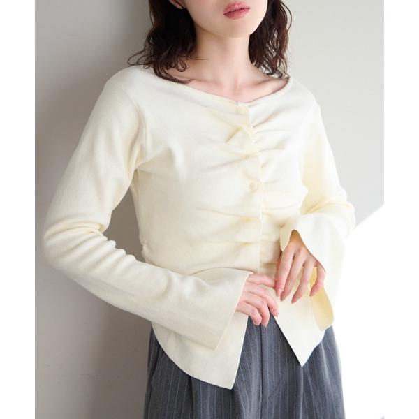 ZOZO問い合わせ番号:98644683ショップ:Kastane，カスタネブランド:Kastane，カスタネ商品名:【お気に入り1.5万人突破！/8色展開】フロントギャザーニットカーディガンカテゴリ:トップス>ニット/セーターブランド...