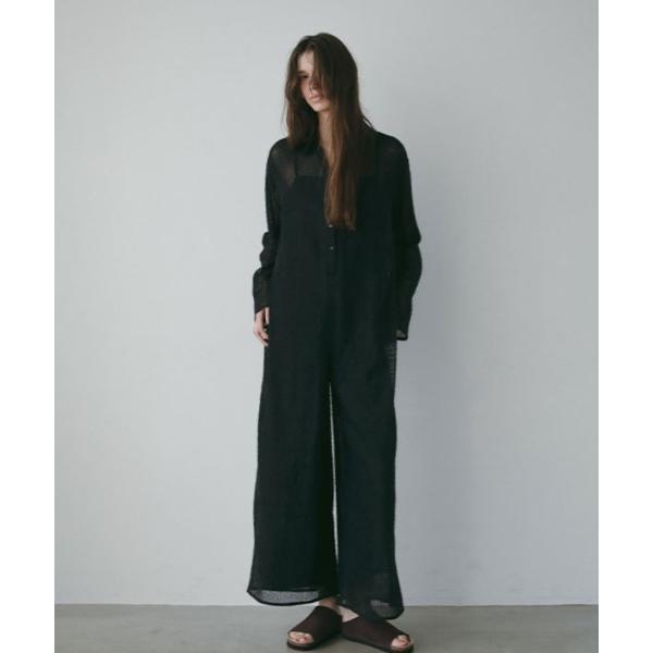 『セール実施中』ZOZO問い合わせ番号:98676728ショップ:ETRE TOKYO，エトレトウキョウブランド:ETRE TOKYO，エトレトウキョウ商品名:ブラッシュドチュールオールインワンカテゴリ:オールインワン・サロペット>つ...