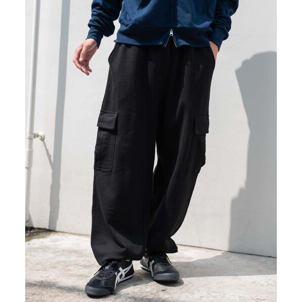 『セール実施中』ZOZO問い合わせ番号:98676873ショップ:WEGO，ウィゴーブランド:WEGO，ウィゴー商品名:WEGO/【25年秋冬新作】ワイドスウェットカーゴパンツカテゴリ:パンツ>スウェットパンツブランド品番:WE25A...