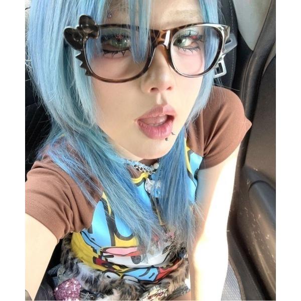 『セール実施中』ZOZO問い合わせ番号:98677837ショップ:DIAVEL，ディアベルブランド:ViViDAY，ビビデー，DIAVEL，ディアベル商品名:伊達メガネ メガネフレーム ヒョウ柄 リボン付き ブラウンカテゴリ:ファッション雑...