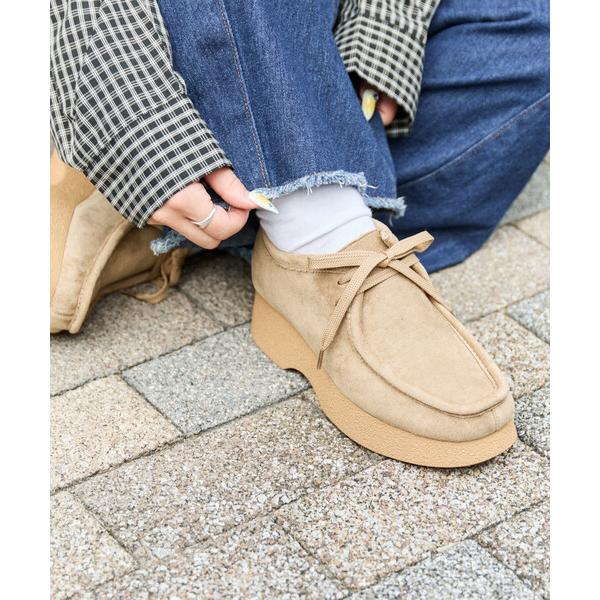 『タイムセール実施中』ZOZO問い合わせ番号:98690008ショップ:FREAK'S STORE，フリークスストアブランド:FREAK'S STORE，フリークスストア商品名:限定展開　厚底 スウェード モカシンカテゴリ:シューズ>...