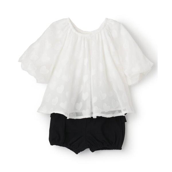 『セール実施中』※このアイテムは返品・交換対象外商品です。ZOZO問い合わせ番号:98709800ショップ:petit main，プティマインブランド:petit main，プティマイン商品名:ハートチュニックセットアップカテゴリ:ママ＆ベ...