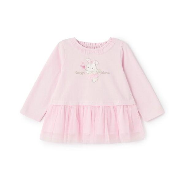 『セール実施中』※このアイテムは返品・交換対象外商品です。ZOZO問い合わせ番号:98709814ショップ:NARUMIYA ONLINE，ナルミヤ オンラインブランド:mezzo piano，メゾピアノ商品名:エンジェルウサギ裾フリル　長...