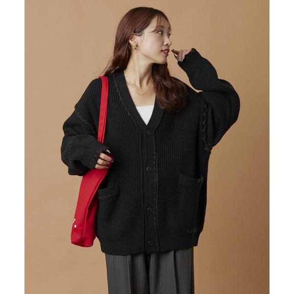 『タイムセール実施中』ZOZO問い合わせ番号:98745469ショップ:FREAK'S STORE，フリークスストアブランド:FREAK'S STORE，フリークスストア商品名:限定展開 リラックスフィット ハンドステッチデザイン 畦編み ...