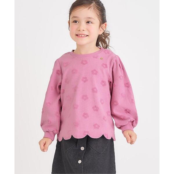 『セール実施中』ZOZO問い合わせ番号:98745535ショップ:F.O.Online Store，エフオーオンラインストアブランド:apres les cours，アプレレクール商品名:【ジュニア対応】フラワージャガードスカラップTシャツ...