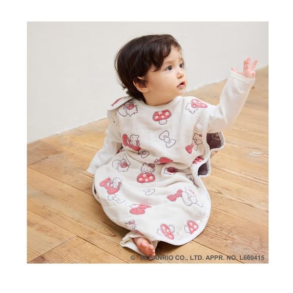 ※このアイテムは返品・交換対象外商品です。ZOZO問い合わせ番号:98747084ショップ:10mois，ディモワブランド:Hoppetta，ホッペッタ商品名:【Hoppetta(ホッペッタ)】HELLO KITTY 6重ガーゼスリーパー ...