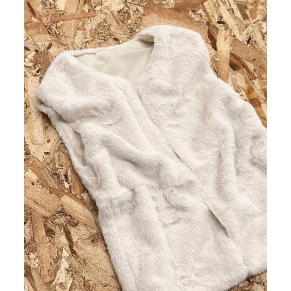 『タイムセール実施中』ZOZO問い合わせ番号:98748184ショップ:Outfitter lab，アウトフィッターラボブランド:SHISKY，シスキー，Outfitter lab，アウトフィッターラボ商品名:フェイクファーベストカテゴリ:...